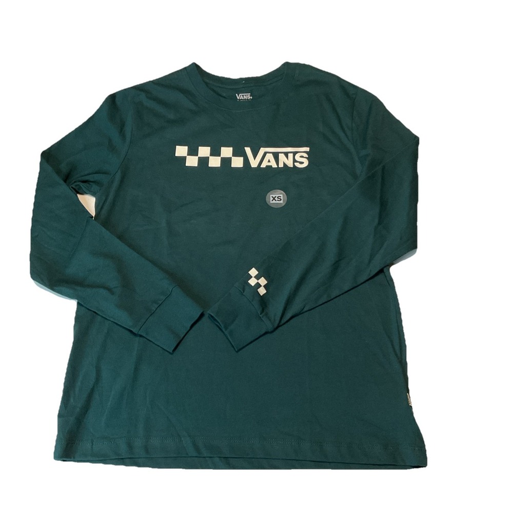 Vans Long Sleeve Green Shirt Men's - XS